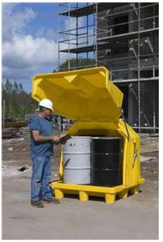 UltraTech 1080 4 Drum Ultra Hard Top P4 Outdoor Containment Storage No Drain. Shop now!
