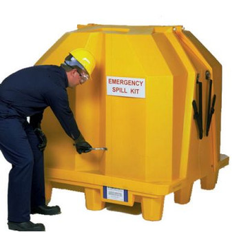 UltraTech 1081 4 Drum Ultra Hard Top P4 Outdoor Containment Storage W/ Drain. Shop now!