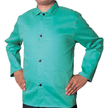 Weldas 30 Inch 9oz. Cotton FR Green Jacket. Shop now!