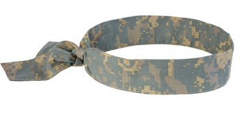 Ergodyne 6700 Chill Its Evaporative Cooling Bandana- Tie in Camo. Shop now!