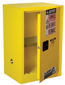Justrite 891200 Yellow 12 Gal Sure-Grip Ex Compac Safety Cabinet. Shop now!