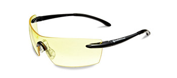 23009 Amber Anti-Fog Lens, Black Frame