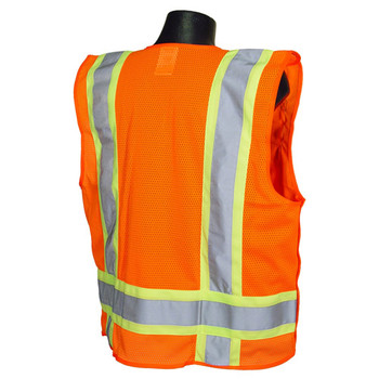 Radians SV46O Hi Viz Orange Surveyor Class 2 Breakaway Safety Vest. Shop now!