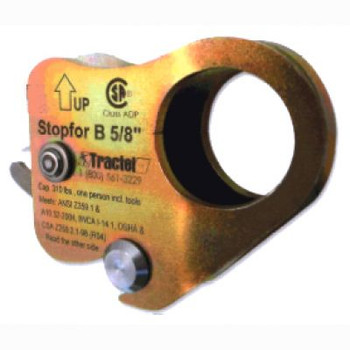 Tractel WB58P 5/8 Inch Stopfor B Rope Grab with Park Feature. Shop now!