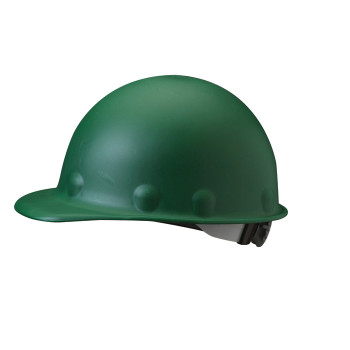 Fibre Metal P2HNQRW74A000 Quick Lok P2 Roughneck Fiberglass Hard Hat - Green: #0F961E - 1 Each