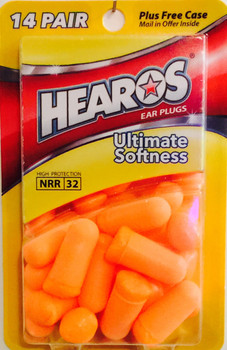 HEAROS 5210 14-pair NRR 32 Disposable Earplugs - CLOSEOUT