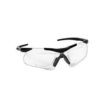 KC-38503 Clear Anti-Fog Lens, Black Frame with Black Tip Temples