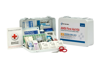  Grafco Stocked First Aid Kit - 25 person- 162 Pieces