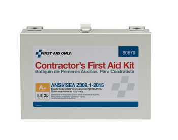 Class A+ 25 Person ANSI A+,Contractor Metal First Aid Kit. Shop now!