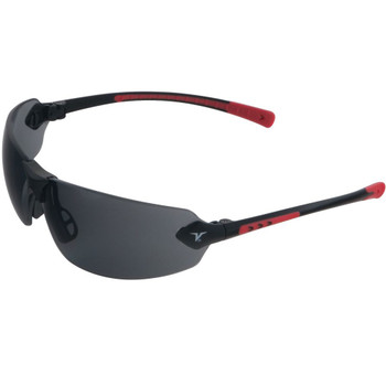 Encon 08204824 VerattiÃ‚Â® 429Ã¢â€žÂ¢ Black-Red Frame, Gray Lens Safety Glasses. Shop now!