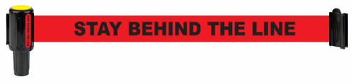 Banner Stakes PL4050 PLUS Red "Stay Behind The Line" Banner. Shop now!