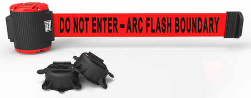 Banner Stakes MH5008 30' Magnetic Wall Mount - Red "Do Not Enter - Arc Flash Boundary" Banner. Shop now!