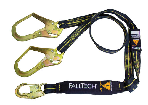FallTech 8242Y3AF 6' SAL Y-Legs; Arc Flash w/Rebar Hooks