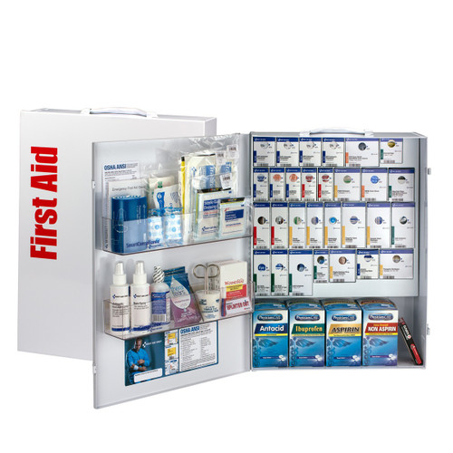 First Aid Only 90732 XL Metal SmartCompliance General Business First Aid Cabinet with Meds. Shop Now!