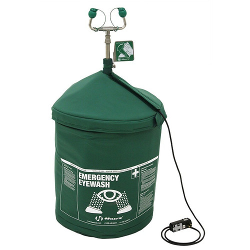 120V Portable Air-Pressurized Tempered Emergency Eyewash