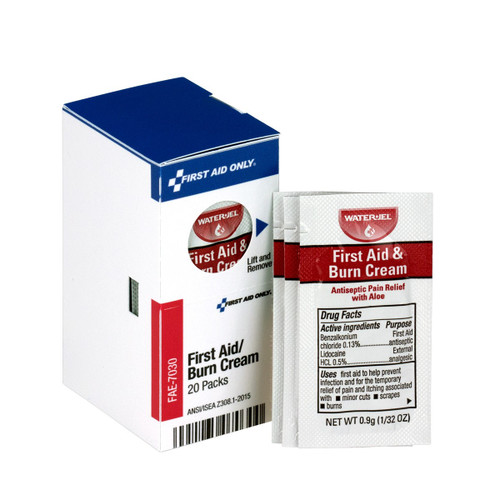 First Aid Only FAE-7030 SmartCompliance Refill First Aid Burn Cream, 20 Per Box. Shop Now!