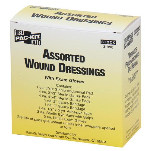 First Aid Only FA-3-990 Large Wound Dressing Pack . Shop Now!