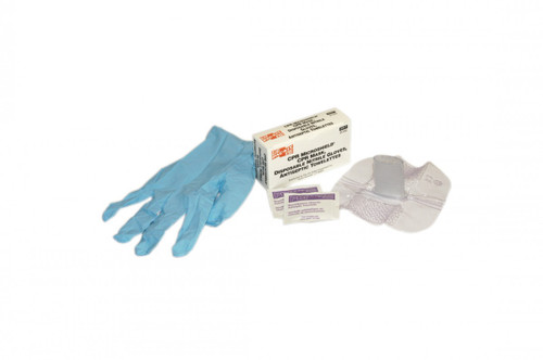First Aid Only FA-21-012 CPR First Aid Kit Includes 5 Piece CPR Micro Shield, Gloves, And Antiseptic Wipes Kit. Shop Now!