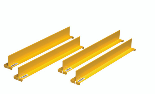 Eagle 29990 Shelf Dividers, 2" High, Fit Shelf Depth Of 18", Set Of 4, Yellow. Shop Now!