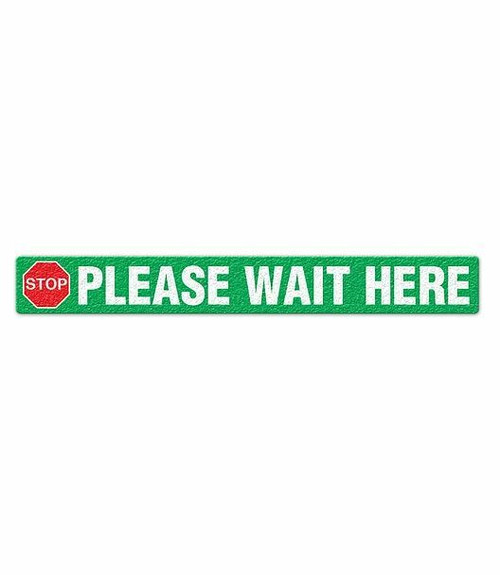 INCOM FS3038V STOP Please Wait Here Anti-Slip Floor Sign (ID-FS3038V). Shop Now!