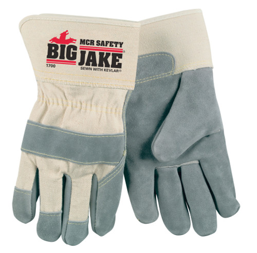 MCR Safety Big Jake Leather Palm Gloves. Shop Now!