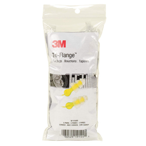 3M P3000 Tri Flange Corded Earplugs NRR 26. Shop now!