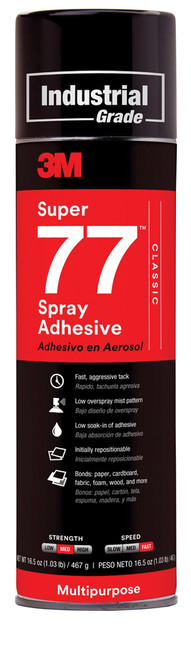 Shop 3M Super 77 Multipurpose Spray Adhesive now and SAVE!