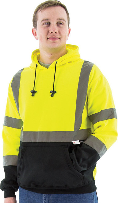 Shop High Vis Hooded Pullover Sweatshirt now and SAVE!