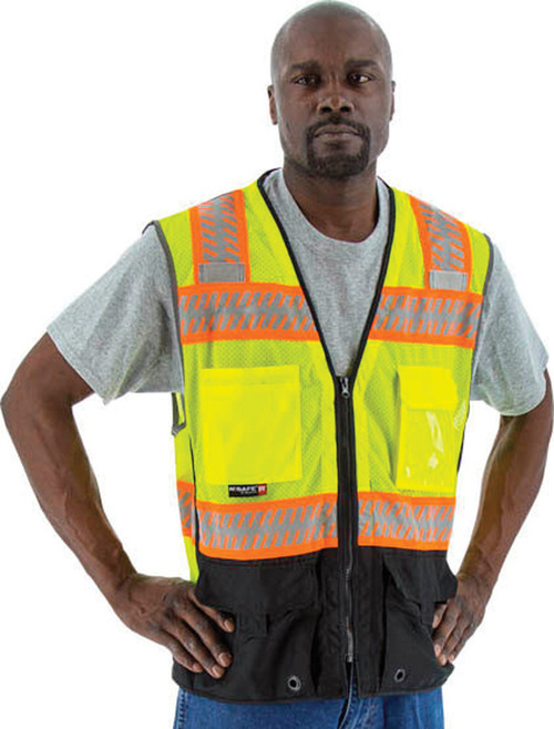 Shop Hi-Viz Vests with Chainsaw Striping now and SAVE!