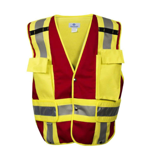 BUY NSA Nsa Hi-Vis Red Responder Vest - Type P Class 2 now and SAVE!