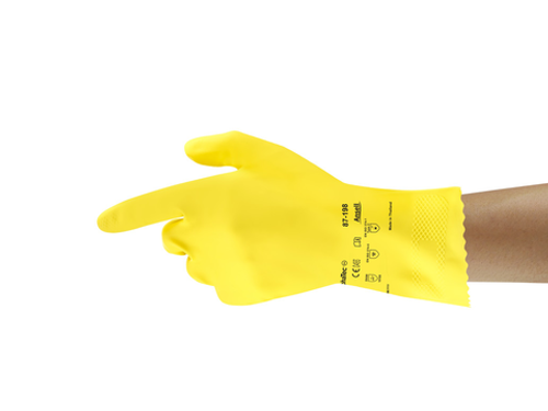 Ansell 113514 AlphaTec Natural Rubber Latex Protective Gloves. Shop Now!
