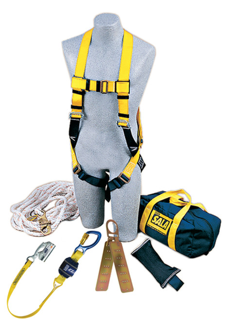 DBI 2104169 Roofer's Fall Protection Kit - Hinged Anchor. Shop Now!