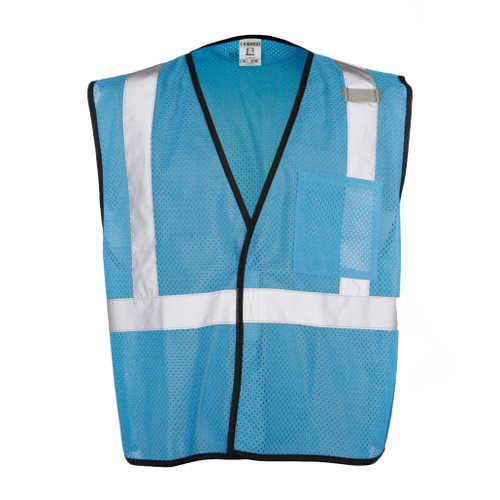 BUY Enhanced Visibility Electric Blue Mesh Vest, Electric-Blue now and SAVE!