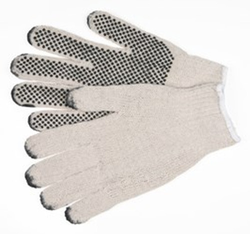 BUY Cotton String Knit Work Gloves
7 Gauge Regular Weight String Knit
70%ÃƒÆ’Ã¢‚¬Å¡Ãƒ€š Cotton 30% Polyester Fabric
Black PVC Dotted One Side
PVC on Fingertips now and SAVE!