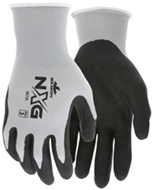 BUY MCR Safety NXG Work Gloves
13 Gauge Gray Nylon
Black Nitrile Foam Coated Palm and Fingertips now and SAVE!