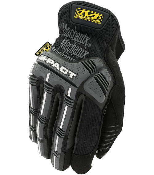 BUY M-PACT OPEN CUFF - BLACK, IMPACT RESISTANT WORK GLOVES, BLACK/GREY now and SAVE!