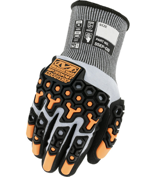 BUY SPEEDKNIT M-PACT S5EP08, IMPACT RESISTANT COATED-KNIT GLOVES, GREY now and SAVE!