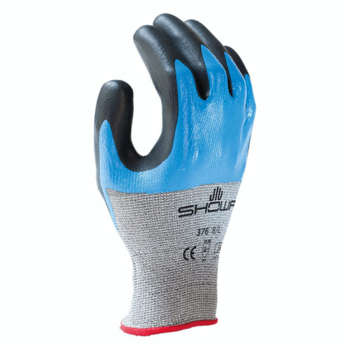 Showa Best 376 General Purpose 3/4 Nitrile Seamless Liner Gloves