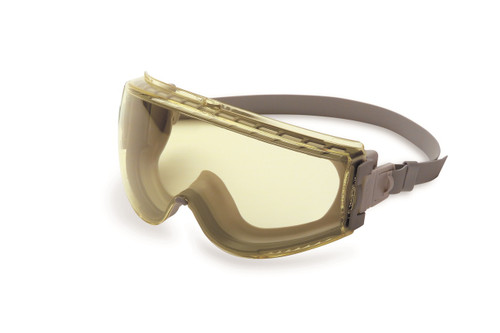 Uvex Stealth Safety Goggle. Available in Gray & Gray Frame, Amber Uvextreme Lens with Neoprene Band. Shop Now!