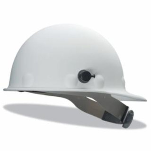 Fibre Metal P2HNQRW01A000 Quick Lok P2 Roughneck Fiberglass Hard Hat - White: #F2EFF2 - 12 Each - CLOSEOUT