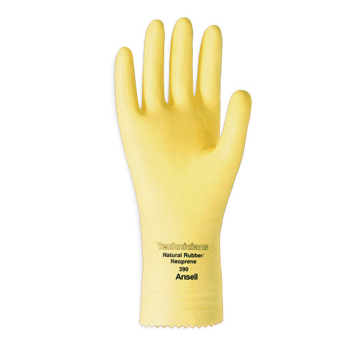 Ansell 390-9 Technicians Neoprene and Natural Rubber Latex Immersion Glove with Pinked Cuff. Shop Now!