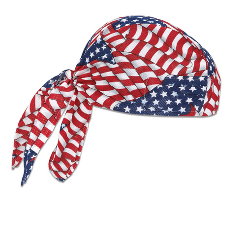 Ergodyne 6615 Chill Its High Performance Dew Rag in Stars and Stripes. Shop now!