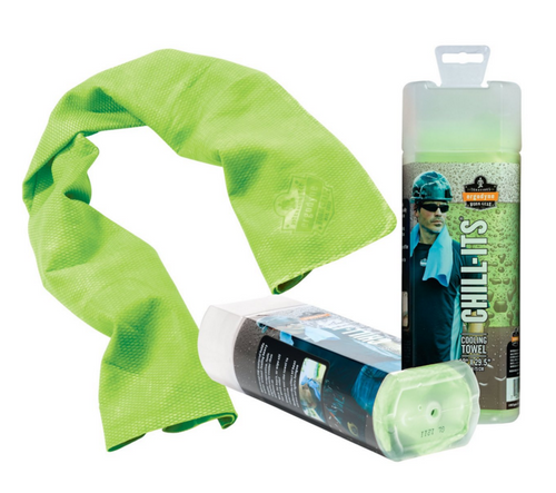 Ergodyne 6602 Chill Its Evaporative Cooling Towel in Lime. Shop now!