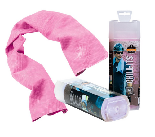 Ergodyne 6602 Chill Its Evaporative Cooling Towel in Pink. Shop now!