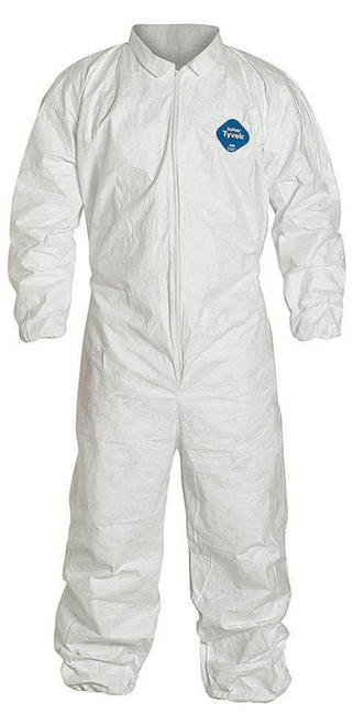 Dupont Tyvek TY125S WH Coveralls Elastic Wrists and Ankles. Shop now!