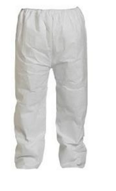 DuPont TY350S WH Tyvek Pants w/ Open Ankles & Elastic Waist . Shop now!
