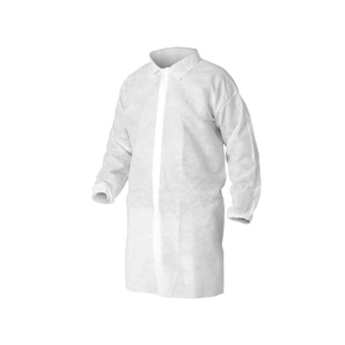 Kimberly Clark A10 40106 Light Duty Labcoat - 3X-Large - 50 Each - Closeout