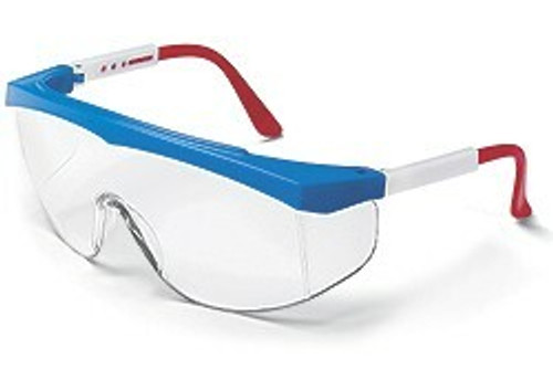 Stratos nylon red / white / blue frame, clear lens