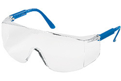 Tacoma blue temples, clear lens