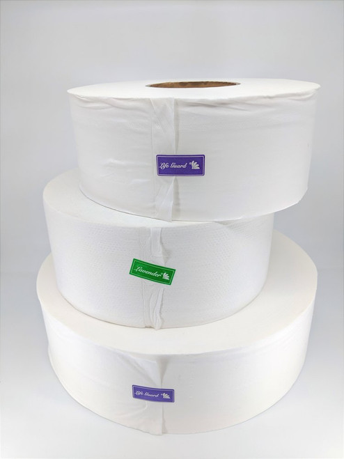 Lifeguard 4610 Jr. Jumbo Roll Tissue 2-Ply, 9" diameter, Recycled Paper. Shop Now!